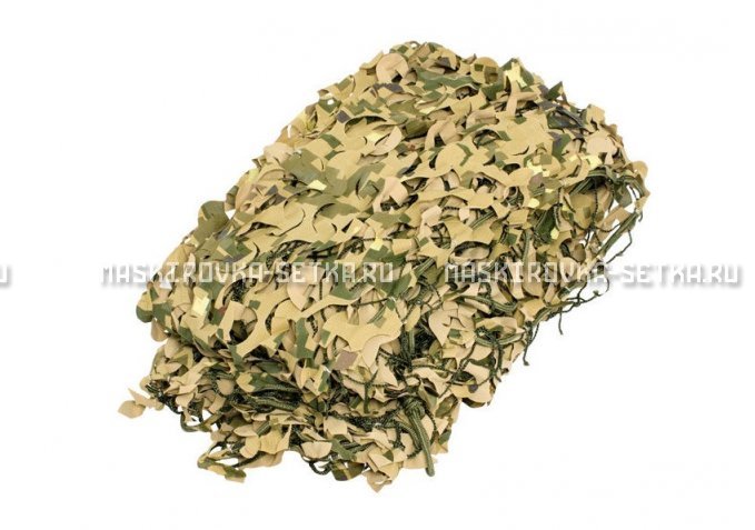 Массеть Camosystems Пейзаж-Профи Милитари 3D 1,8х3 м  – купить по цене 3850 руб. в интернет-магазине в городе Ставрополь картинка 1